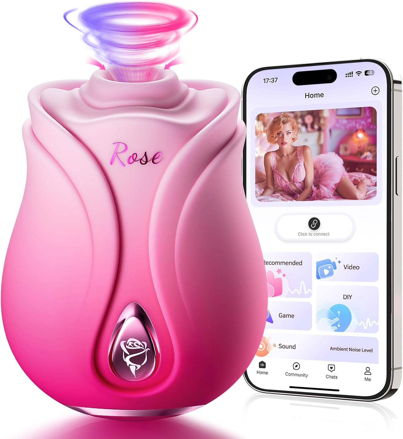 Rose Sex Toy Sucking Vibrator